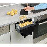 OVER-DOOR BIN FAGO 5L, FOLDABLE BLACK BOK